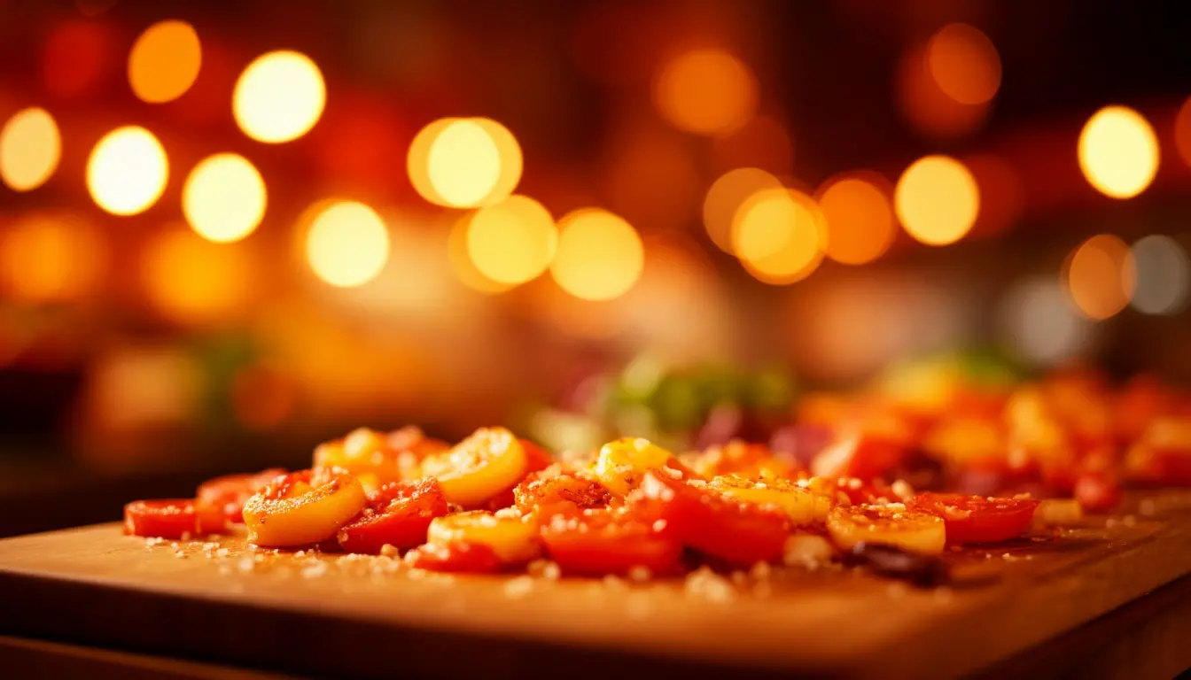 Fondo de comida abstracta