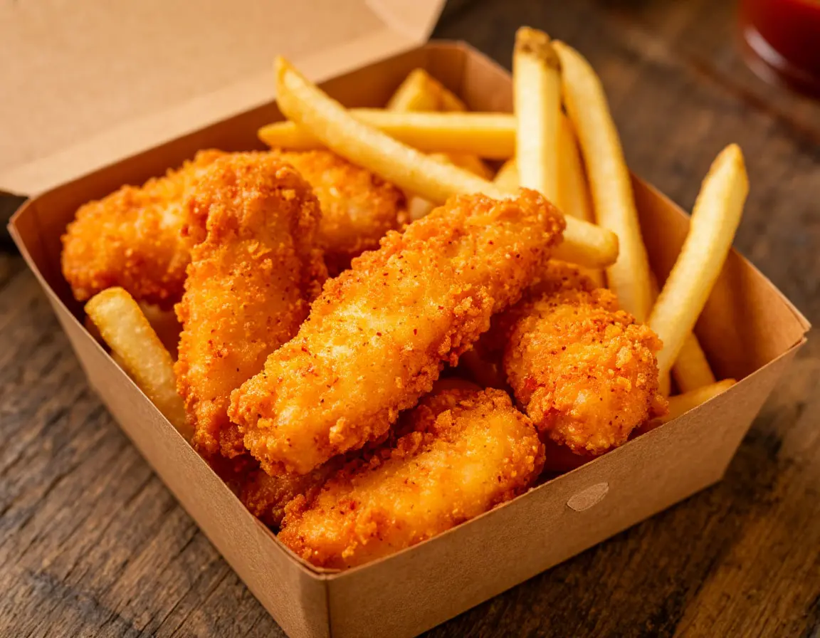Tiras de pollo